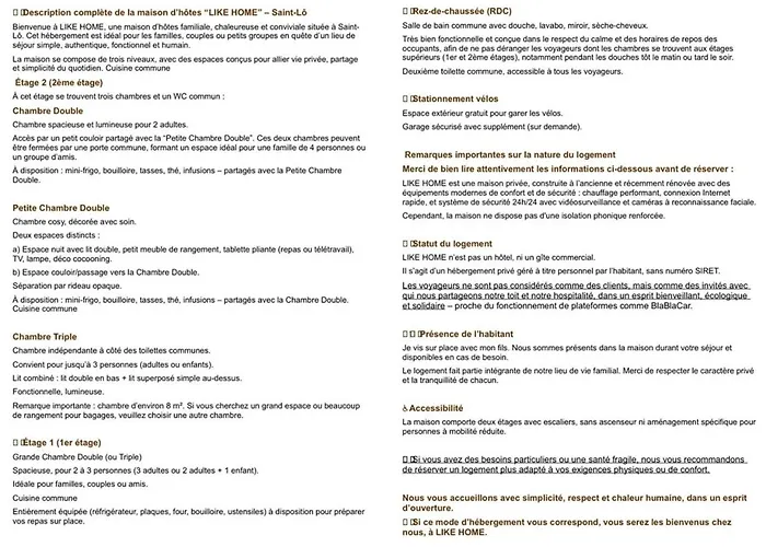 Like - Comme Chez Soi - D'hôte * Saint-Lô