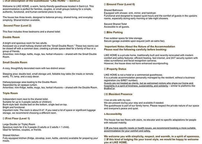 Séjour chez l'habitant Like - Comme Chez Soi - D'hôte